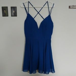 Royal Open-back Dress